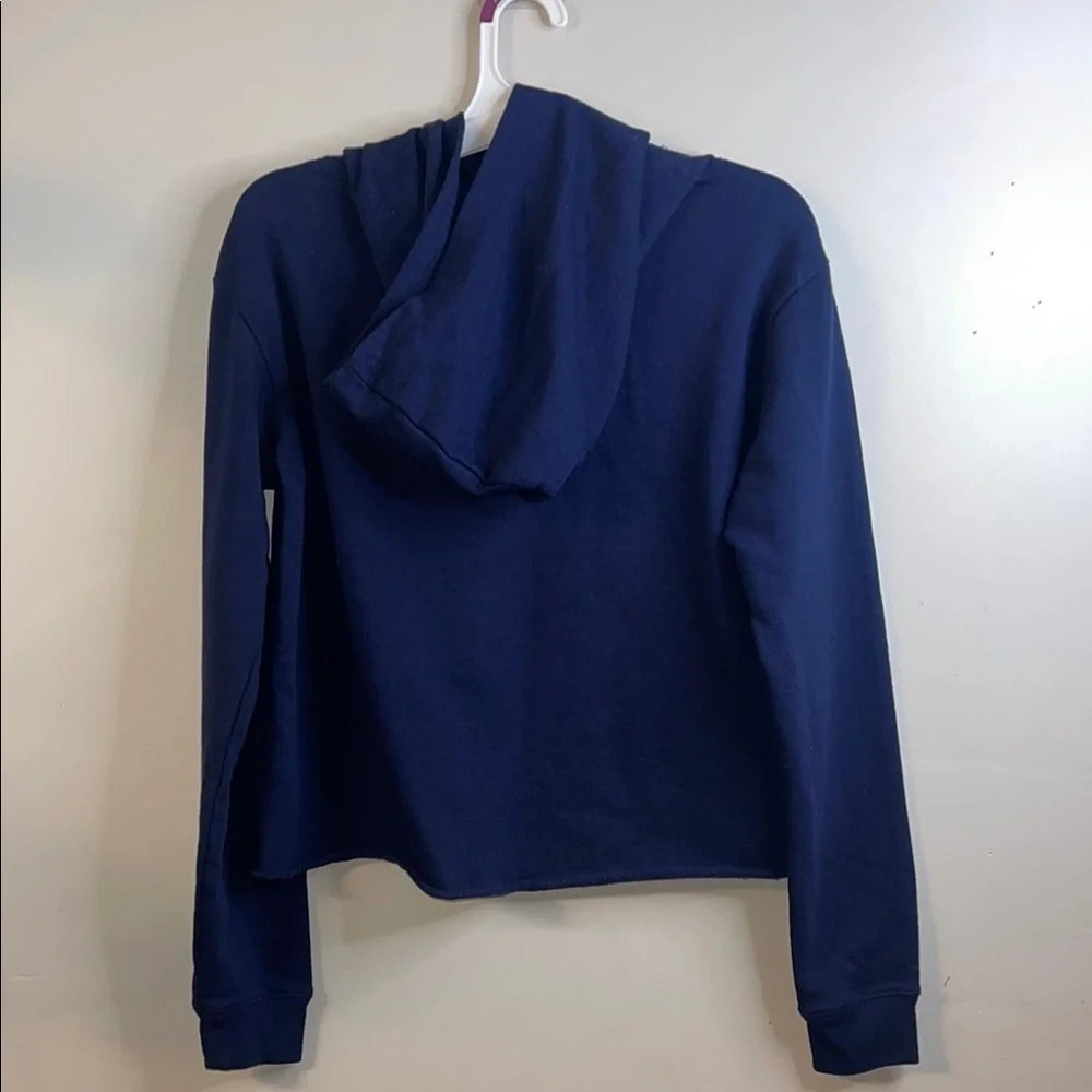 Justice Girls Active Blue Long Sleeve Hoodie Size 14/16 EUC